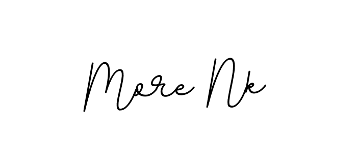 How to Draw More Nk signature style? BallpointsItalic-DORy9 is a latest design signature styles for name More Nk. More Nk signature style 11 images and pictures png