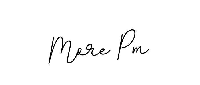 More Pm stylish signature style. Best Handwritten Sign (BallpointsItalic-DORy9) for my name. Handwritten Signature Collection Ideas for my name More Pm. More Pm signature style 11 images and pictures png