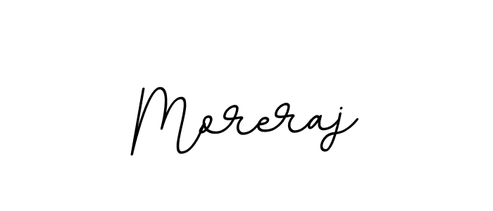 Create a beautiful signature design for name Moreraj. With this signature (BallpointsItalic-DORy9) fonts, you can make a handwritten signature for free. Moreraj signature style 11 images and pictures png