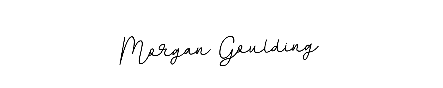 You should practise on your own different ways (BallpointsItalic-DORy9) to write your name (Morgan Goulding) in signature. don't let someone else do it for you. Morgan Goulding signature style 11 images and pictures png