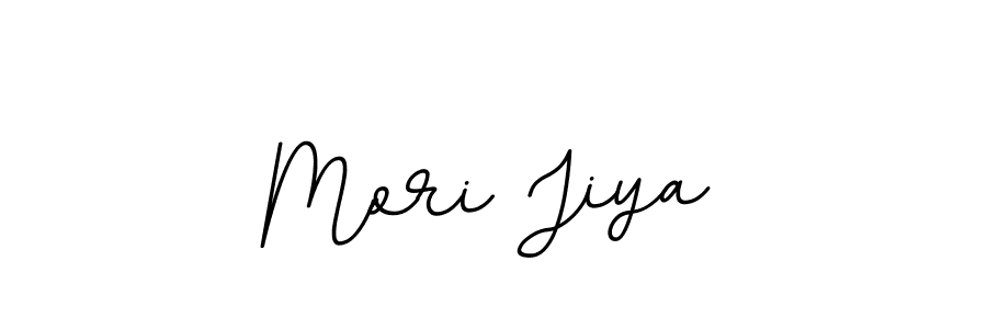 Create a beautiful signature design for name Mori Jiya. With this signature (BallpointsItalic-DORy9) fonts, you can make a handwritten signature for free. Mori Jiya signature style 11 images and pictures png