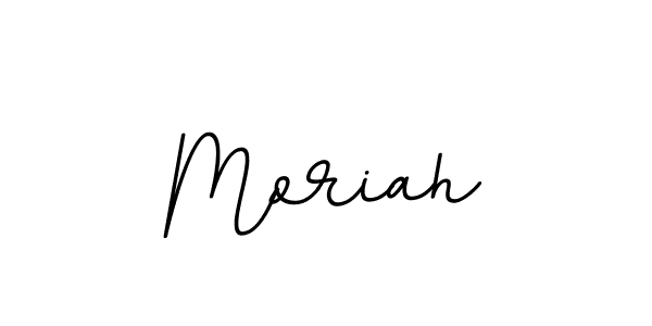 Make a beautiful signature design for name Moriah. With this signature (BallpointsItalic-DORy9) style, you can create a handwritten signature for free. Moriah signature style 11 images and pictures png