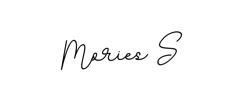 Create a beautiful signature design for name Mories S. With this signature (BallpointsItalic-DORy9) fonts, you can make a handwritten signature for free. Mories S signature style 11 images and pictures png