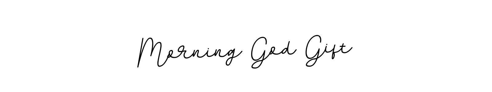 The best way (BallpointsItalic-DORy9) to make a short signature is to pick only two or three words in your name. The name Morning God Gift include a total of six letters. For converting this name. Morning God Gift signature style 11 images and pictures png