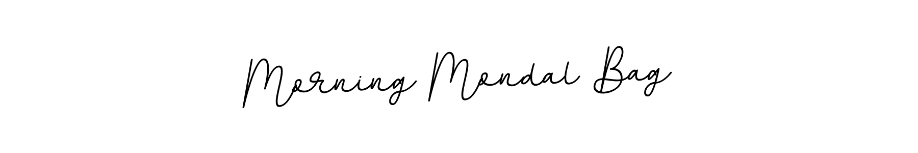 BallpointsItalic-DORy9 is a professional signature style that is perfect for those who want to add a touch of class to their signature. It is also a great choice for those who want to make their signature more unique. Get Morning Mondal Bag name to fancy signature for free. Morning Mondal Bag signature style 11 images and pictures png