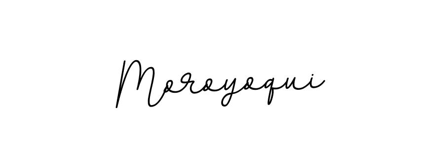 The best way (BallpointsItalic-DORy9) to make a short signature is to pick only two or three words in your name. The name Moroyoqui include a total of six letters. For converting this name. Moroyoqui signature style 11 images and pictures png