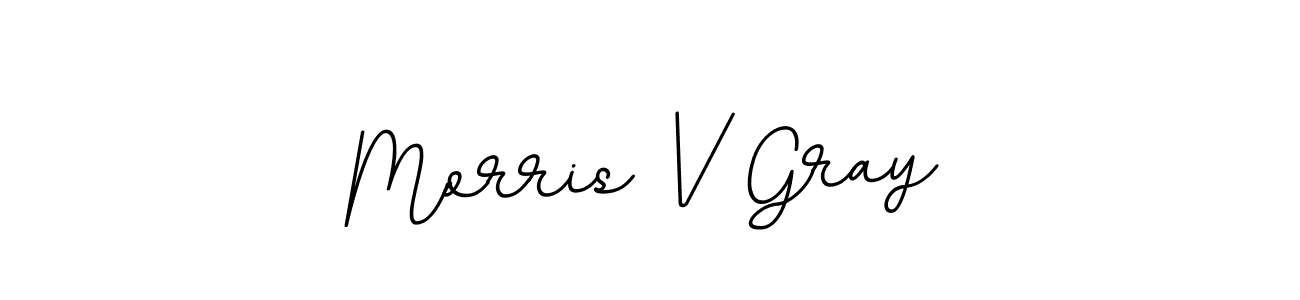 Use a signature maker to create a handwritten signature online. With this signature software, you can design (BallpointsItalic-DORy9) your own signature for name Morris V Gray. Morris V Gray signature style 11 images and pictures png