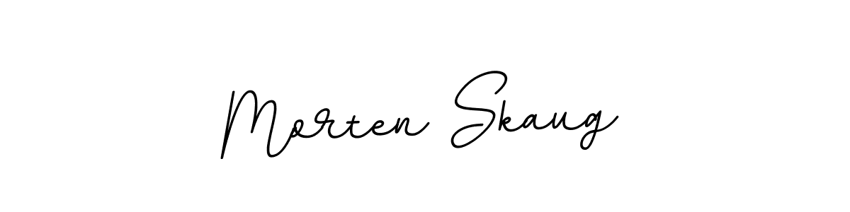 Use a signature maker to create a handwritten signature online. With this signature software, you can design (BallpointsItalic-DORy9) your own signature for name Morten Skaug. Morten Skaug signature style 11 images and pictures png