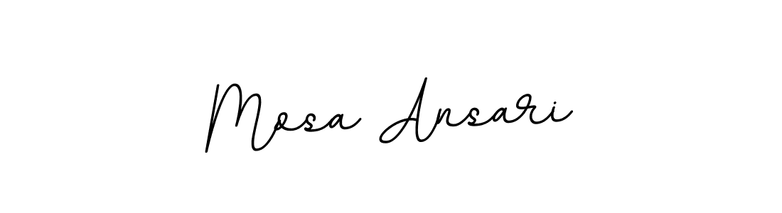 How to make Mosa Ansari signature? BallpointsItalic-DORy9 is a professional autograph style. Create handwritten signature for Mosa Ansari name. Mosa Ansari signature style 11 images and pictures png