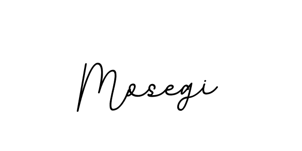 Design your own signature with our free online signature maker. With this signature software, you can create a handwritten (BallpointsItalic-DORy9) signature for name Mosegi. Mosegi signature style 11 images and pictures png
