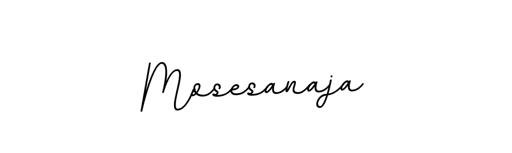 Design your own signature with our free online signature maker. With this signature software, you can create a handwritten (BallpointsItalic-DORy9) signature for name Mosesanaja. Mosesanaja signature style 11 images and pictures png