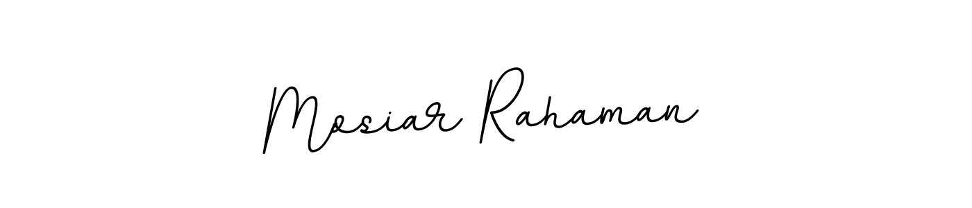 Create a beautiful signature design for name Mosiar Rahaman. With this signature (BallpointsItalic-DORy9) fonts, you can make a handwritten signature for free. Mosiar Rahaman signature style 11 images and pictures png