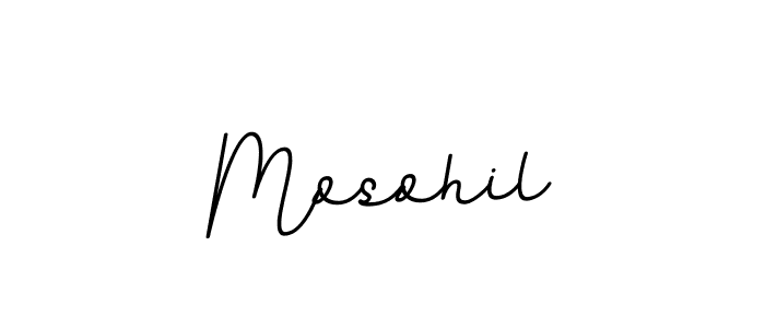 Make a beautiful signature design for name Mosohil. With this signature (BallpointsItalic-DORy9) style, you can create a handwritten signature for free. Mosohil signature style 11 images and pictures png