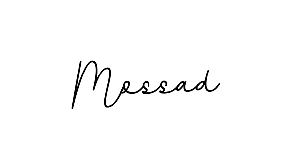 How to make Mossad name signature. Use BallpointsItalic-DORy9 style for creating short signs online. This is the latest handwritten sign. Mossad signature style 11 images and pictures png