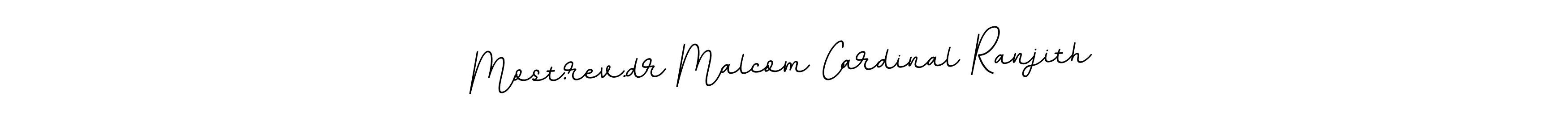 This is the best signature style for the Most.rev.dr Malcom Cardinal Ranjith name. Also you like these signature font (BallpointsItalic-DORy9). Mix name signature. Most.rev.dr Malcom Cardinal Ranjith signature style 11 images and pictures png