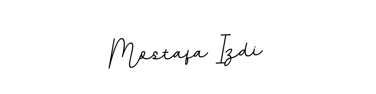 Make a beautiful signature design for name Mostafa Izdi. With this signature (BallpointsItalic-DORy9) style, you can create a handwritten signature for free. Mostafa Izdi signature style 11 images and pictures png