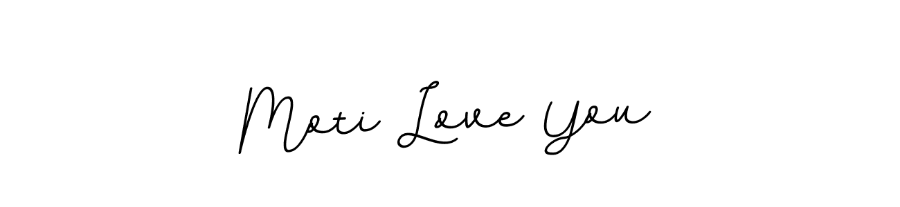 Create a beautiful signature design for name Moti Love You. With this signature (BallpointsItalic-DORy9) fonts, you can make a handwritten signature for free. Moti Love You signature style 11 images and pictures png