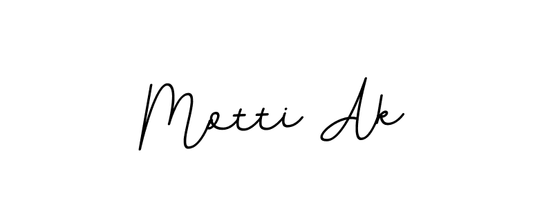 Motti Ak stylish signature style. Best Handwritten Sign (BallpointsItalic-DORy9) for my name. Handwritten Signature Collection Ideas for my name Motti Ak. Motti Ak signature style 11 images and pictures png