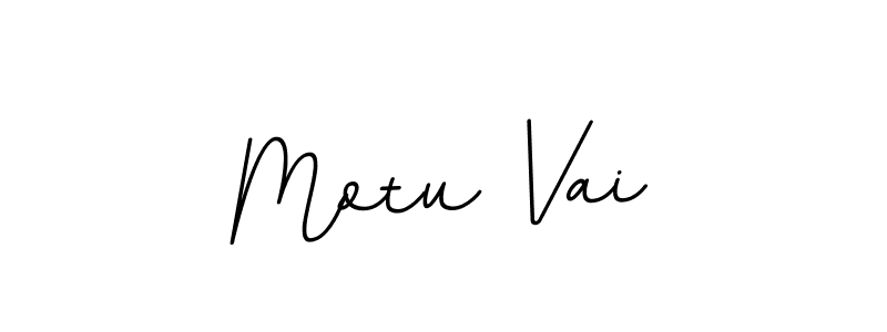 Use a signature maker to create a handwritten signature online. With this signature software, you can design (BallpointsItalic-DORy9) your own signature for name Motu Vai. Motu Vai signature style 11 images and pictures png