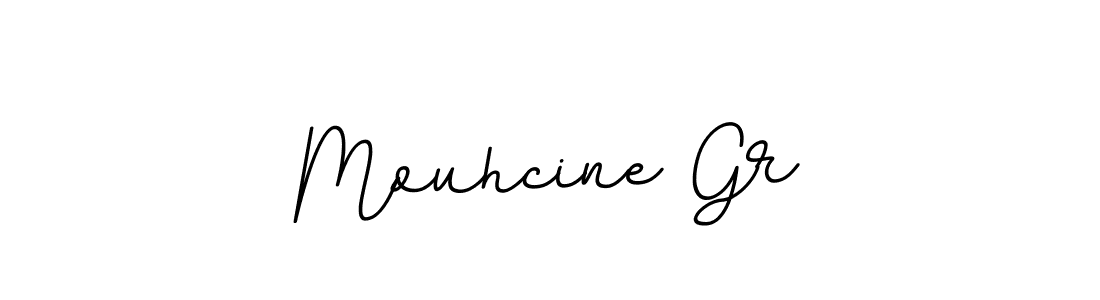 Design your own signature with our free online signature maker. With this signature software, you can create a handwritten (BallpointsItalic-DORy9) signature for name Mouhcine Gr. Mouhcine Gr signature style 11 images and pictures png