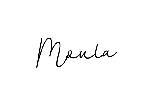 Design your own signature with our free online signature maker. With this signature software, you can create a handwritten (BallpointsItalic-DORy9) signature for name Moula. Moula signature style 11 images and pictures png