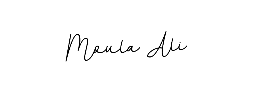 You should practise on your own different ways (BallpointsItalic-DORy9) to write your name (Moula Ali) in signature. don't let someone else do it for you. Moula Ali signature style 11 images and pictures png