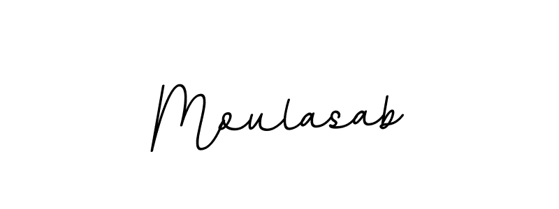 You should practise on your own different ways (BallpointsItalic-DORy9) to write your name (Moulasab) in signature. don't let someone else do it for you. Moulasab signature style 11 images and pictures png