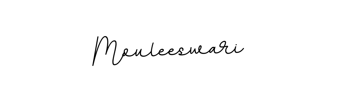 Use a signature maker to create a handwritten signature online. With this signature software, you can design (BallpointsItalic-DORy9) your own signature for name Mouleeswari. Mouleeswari signature style 11 images and pictures png