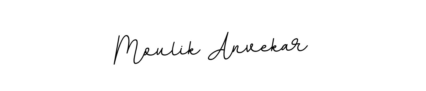 Moulik Anvekar stylish signature style. Best Handwritten Sign (BallpointsItalic-DORy9) for my name. Handwritten Signature Collection Ideas for my name Moulik Anvekar. Moulik Anvekar signature style 11 images and pictures png