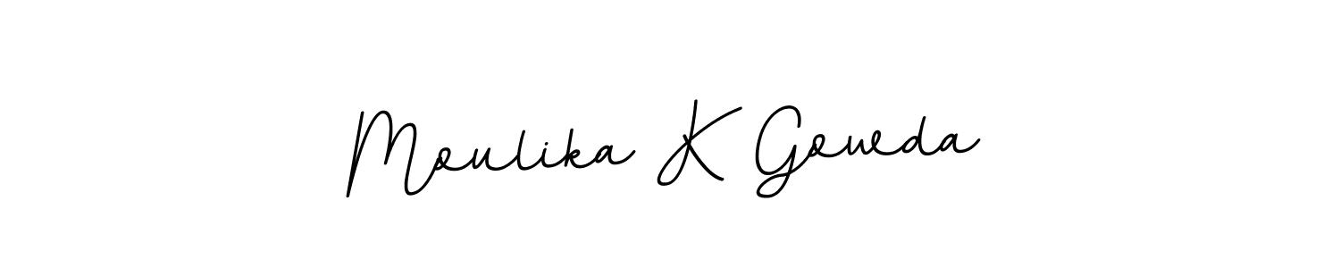 Make a beautiful signature design for name Moulika K Gowda. Use this online signature maker to create a handwritten signature for free. Moulika K Gowda signature style 11 images and pictures png
