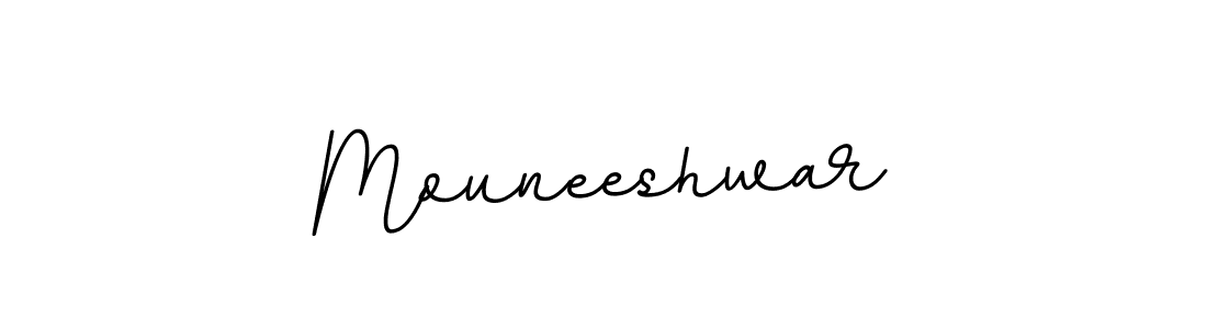 Use a signature maker to create a handwritten signature online. With this signature software, you can design (BallpointsItalic-DORy9) your own signature for name Mouneeshwar. Mouneeshwar signature style 11 images and pictures png