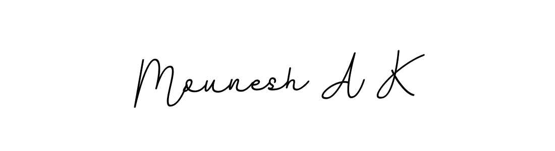 This is the best signature style for the Mounesh A K name. Also you like these signature font (BallpointsItalic-DORy9). Mix name signature. Mounesh A K signature style 11 images and pictures png