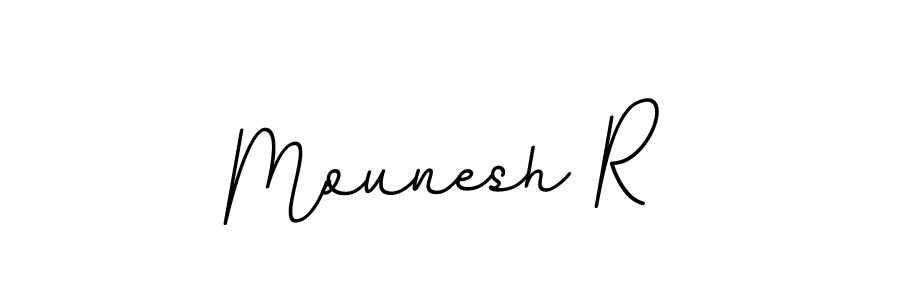 How to make Mounesh R signature? BallpointsItalic-DORy9 is a professional autograph style. Create handwritten signature for Mounesh R name. Mounesh R signature style 11 images and pictures png