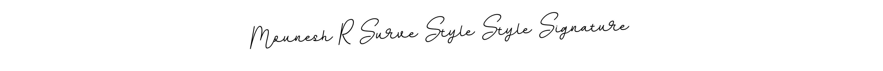 Use a signature maker to create a handwritten signature online. With this signature software, you can design (BallpointsItalic-DORy9) your own signature for name Mounesh R Surve Style Style Signature. Mounesh R Surve Style Style Signature signature style 11 images and pictures png