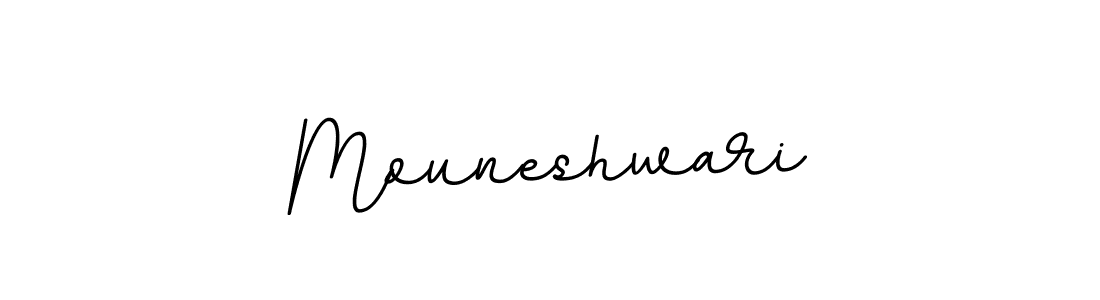 Create a beautiful signature design for name Mouneshwari. With this signature (BallpointsItalic-DORy9) fonts, you can make a handwritten signature for free. Mouneshwari signature style 11 images and pictures png