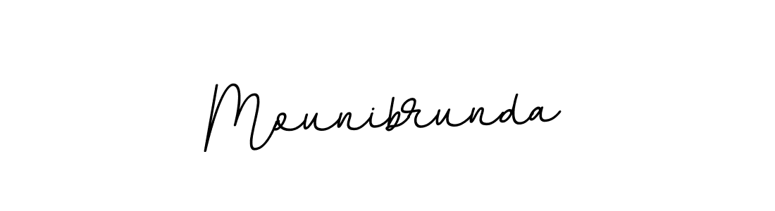 Also You can easily find your signature by using the search form. We will create Mounibrunda name handwritten signature images for you free of cost using BallpointsItalic-DORy9 sign style. Mounibrunda signature style 11 images and pictures png