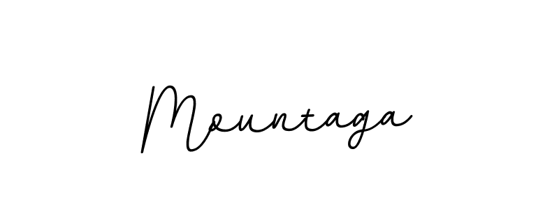 Design your own signature with our free online signature maker. With this signature software, you can create a handwritten (BallpointsItalic-DORy9) signature for name Mountaga. Mountaga signature style 11 images and pictures png