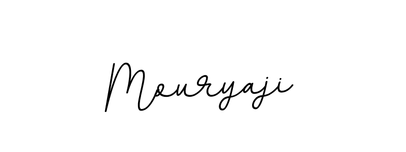 Create a beautiful signature design for name Mouryaji. With this signature (BallpointsItalic-DORy9) fonts, you can make a handwritten signature for free. Mouryaji signature style 11 images and pictures png
