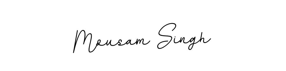 Make a beautiful signature design for name Mousam Singh. With this signature (BallpointsItalic-DORy9) style, you can create a handwritten signature for free. Mousam Singh signature style 11 images and pictures png