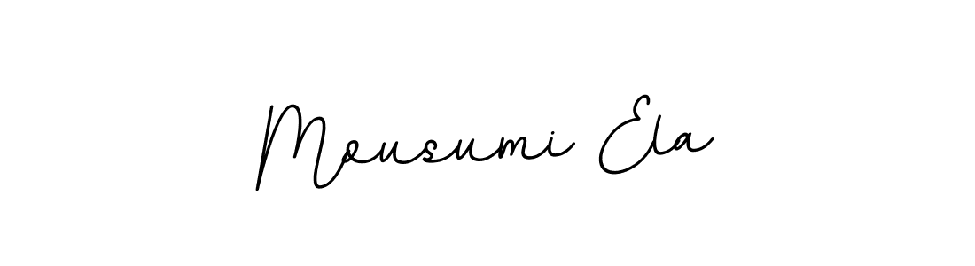 This is the best signature style for the Mousumi Ela name. Also you like these signature font (BallpointsItalic-DORy9). Mix name signature. Mousumi Ela signature style 11 images and pictures png