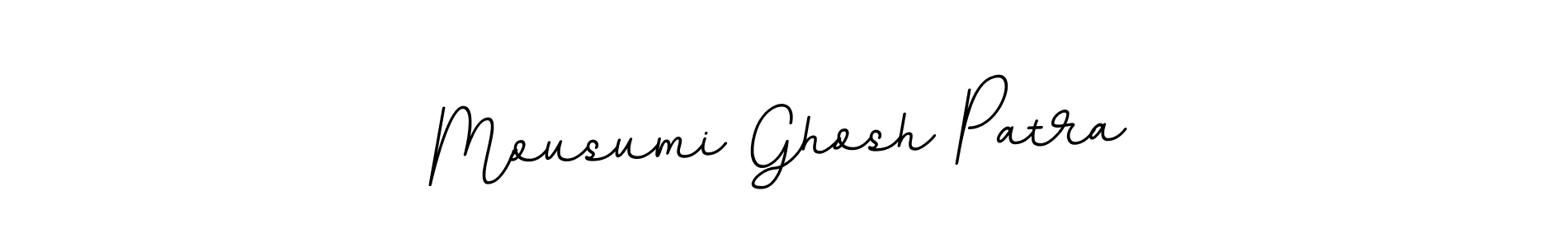 The best way (BallpointsItalic-DORy9) to make a short signature is to pick only two or three words in your name. The name Mousumi Ghosh Patra include a total of six letters. For converting this name. Mousumi Ghosh Patra signature style 11 images and pictures png
