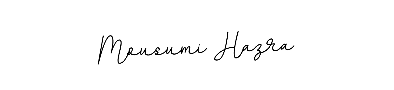 Create a beautiful signature design for name Mousumi Hazra. With this signature (BallpointsItalic-DORy9) fonts, you can make a handwritten signature for free. Mousumi Hazra signature style 11 images and pictures png