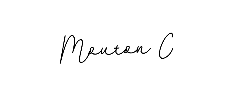 Design your own signature with our free online signature maker. With this signature software, you can create a handwritten (BallpointsItalic-DORy9) signature for name Mouton C. Mouton C signature style 11 images and pictures png