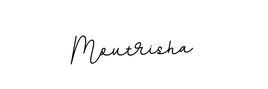 Create a beautiful signature design for name Moutrisha. With this signature (BallpointsItalic-DORy9) fonts, you can make a handwritten signature for free. Moutrisha signature style 11 images and pictures png