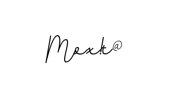 You should practise on your own different ways (BallpointsItalic-DORy9) to write your name (Mox!t@) in signature. don't let someone else do it for you. Mox!t@ signature style 11 images and pictures png