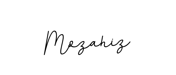 Mozahiz stylish signature style. Best Handwritten Sign (BallpointsItalic-DORy9) for my name. Handwritten Signature Collection Ideas for my name Mozahiz. Mozahiz signature style 11 images and pictures png