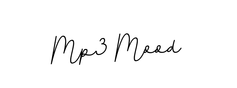 Design your own signature with our free online signature maker. With this signature software, you can create a handwritten (BallpointsItalic-DORy9) signature for name Mp3 Mood. Mp3 Mood signature style 11 images and pictures png