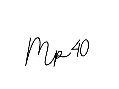 Design your own signature with our free online signature maker. With this signature software, you can create a handwritten (BallpointsItalic-DORy9) signature for name Mp40. Mp40 signature style 11 images and pictures png