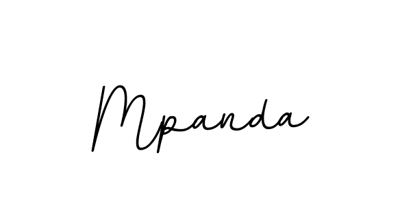 Make a beautiful signature design for name Mpanda. With this signature (BallpointsItalic-DORy9) style, you can create a handwritten signature for free. Mpanda signature style 11 images and pictures png
