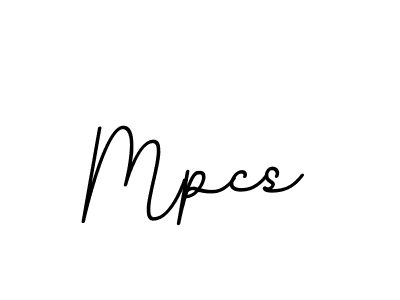 Make a beautiful signature design for name Mpcs. With this signature (BallpointsItalic-DORy9) style, you can create a handwritten signature for free. Mpcs signature style 11 images and pictures png